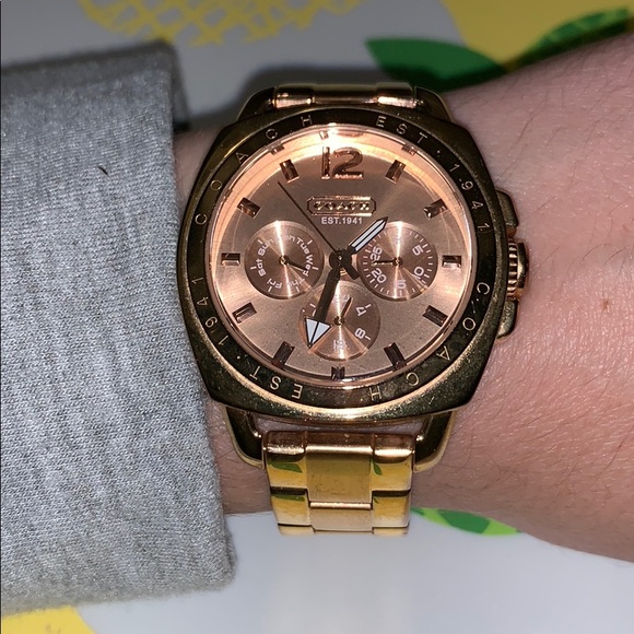 🌹Rose Gold Coach Watch🌹 - Picture 1 of 6